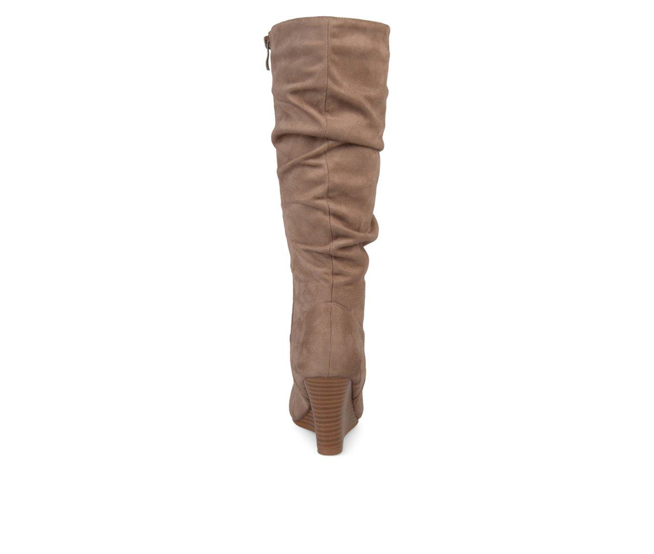 Women's Journee Collection Haze Wedge Knee High Boots