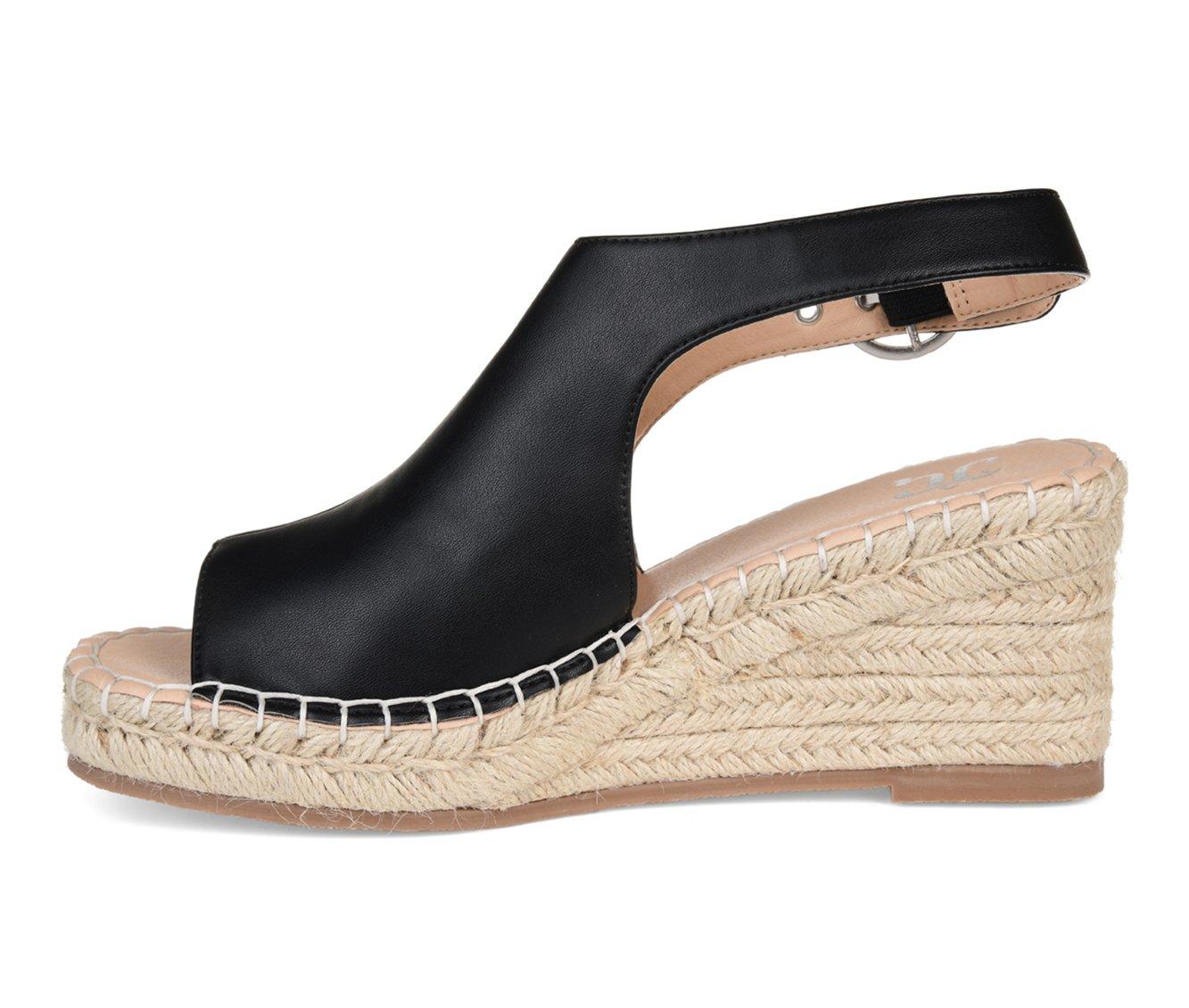 Journee collection crew store espadrille wedge sandal