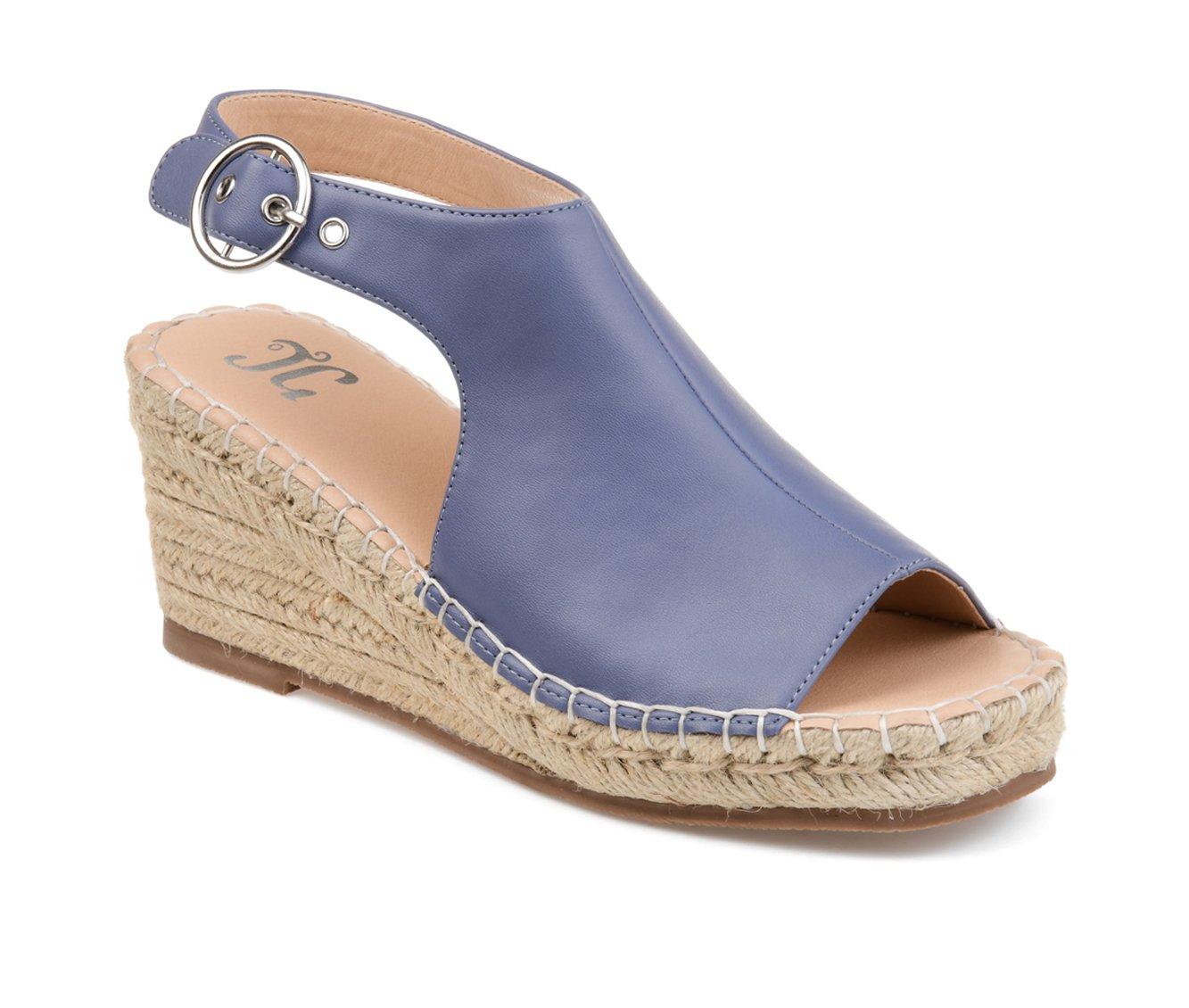 Women's Journee Collection Crew Espadrille Wedges