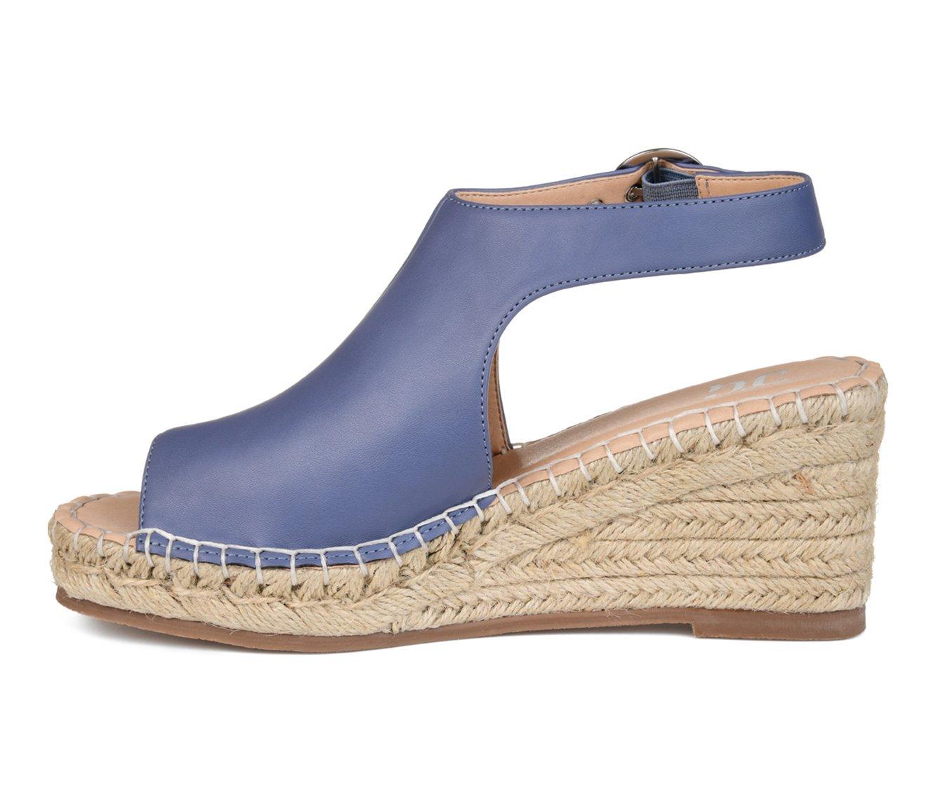 Women's Journee Collection Crew Espadrille Wedges