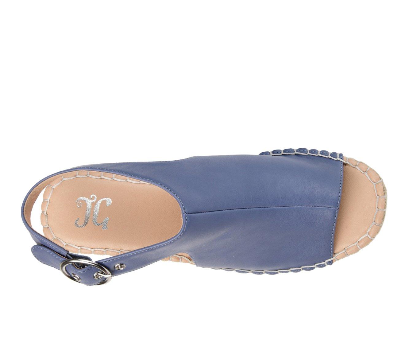 Women's Journee Collection Crew Espadrille Wedges