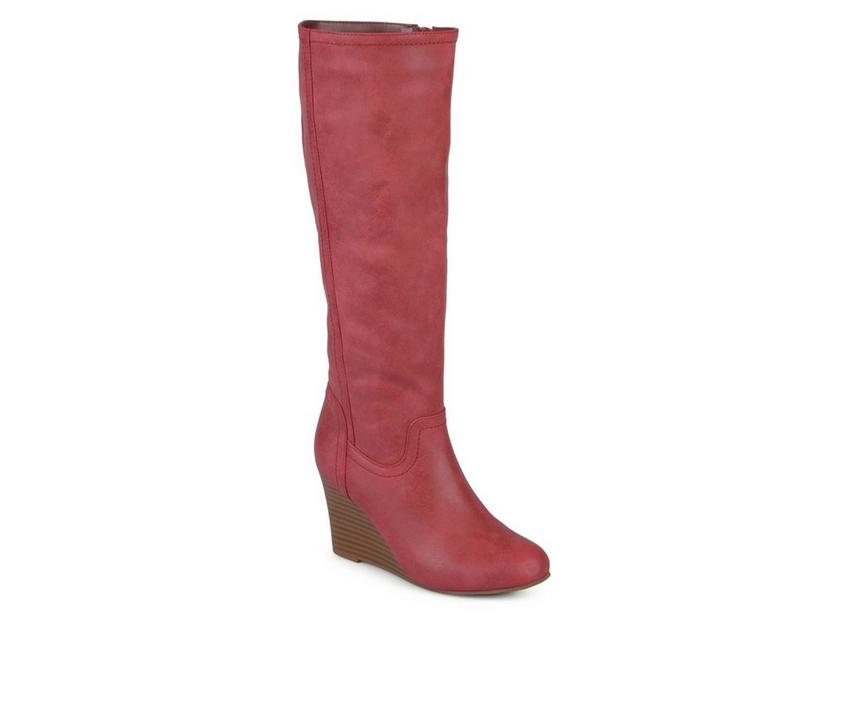 Women's Journee Collection Langly Wedge Knee High Boots