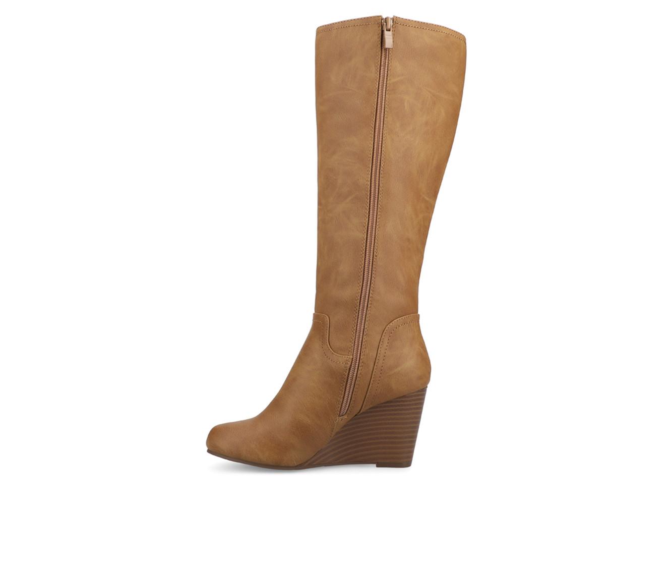 Women's Journee Collection Langly Wedge Knee High Boots