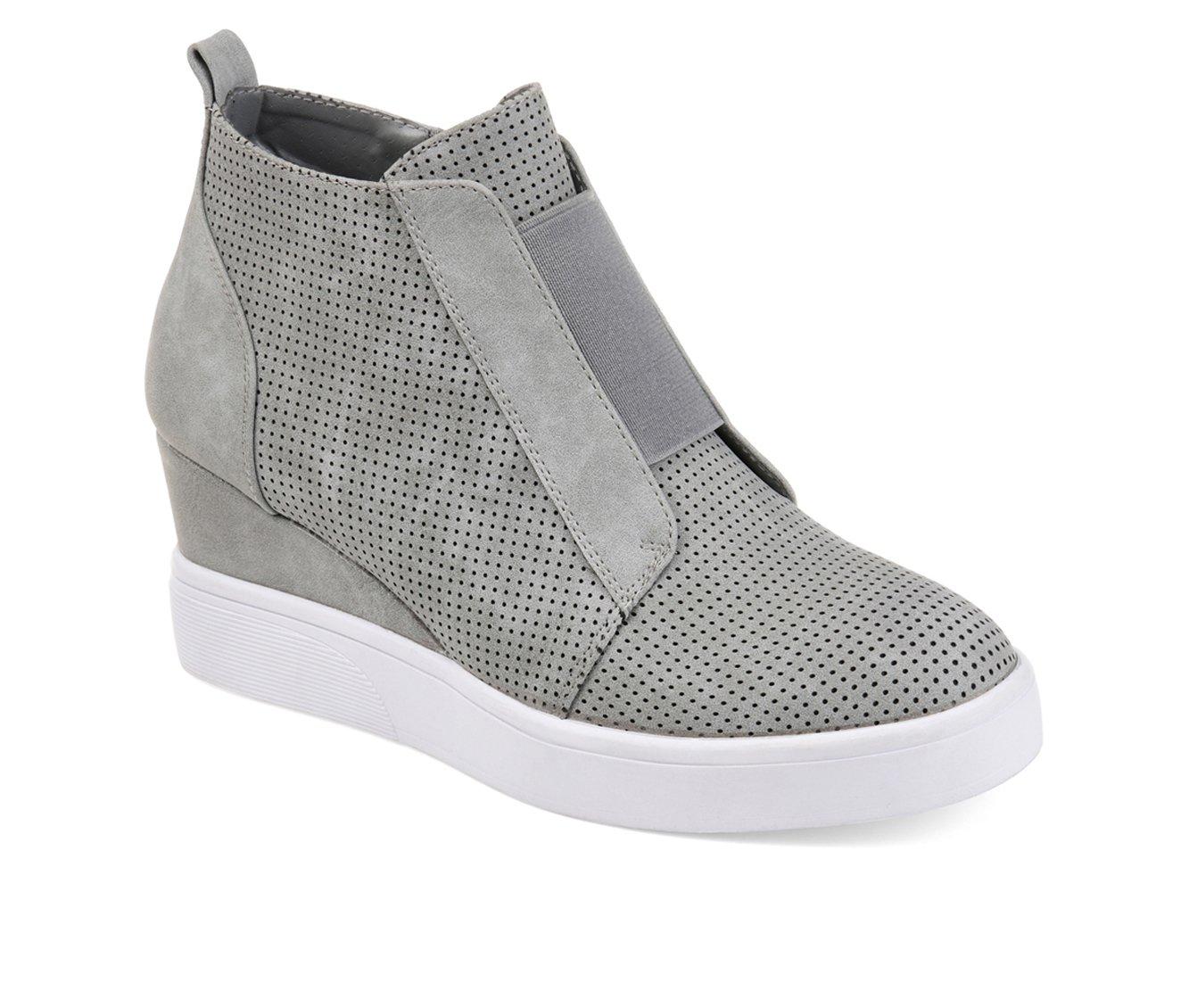 Women's Journee Collection Clara Wedge Sneakers
