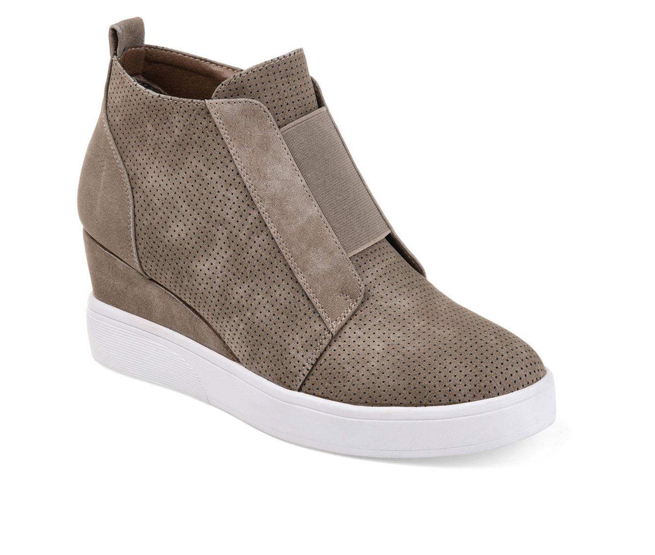 Women's Journee Collection Clara Wedge Sneakers