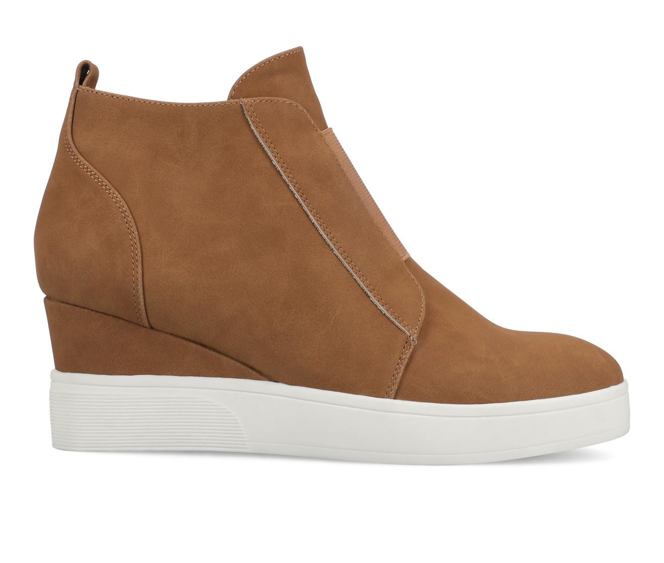 Women's Journee Collection Clara Wedge Sneakers