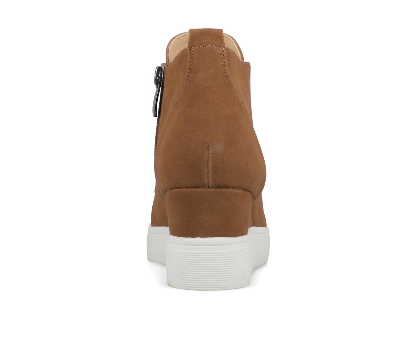 Women's Journee Collection Clara Wedge Sneakers