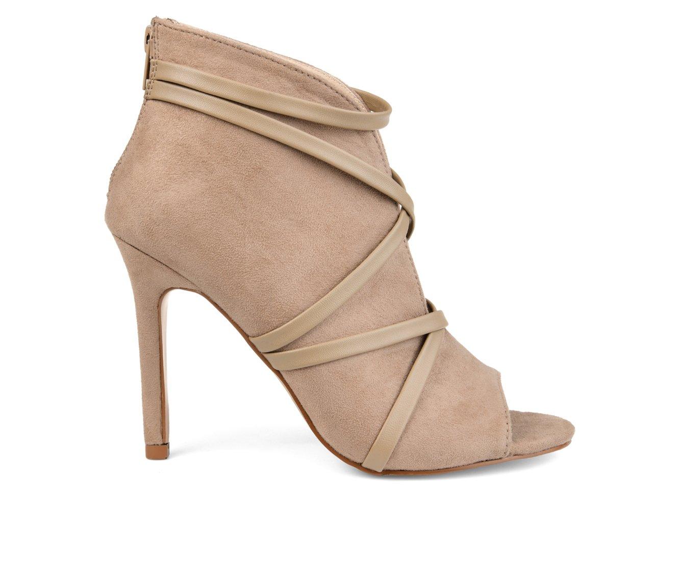 Women's Journee Collection Samara Stiletto Peep Toe Booties