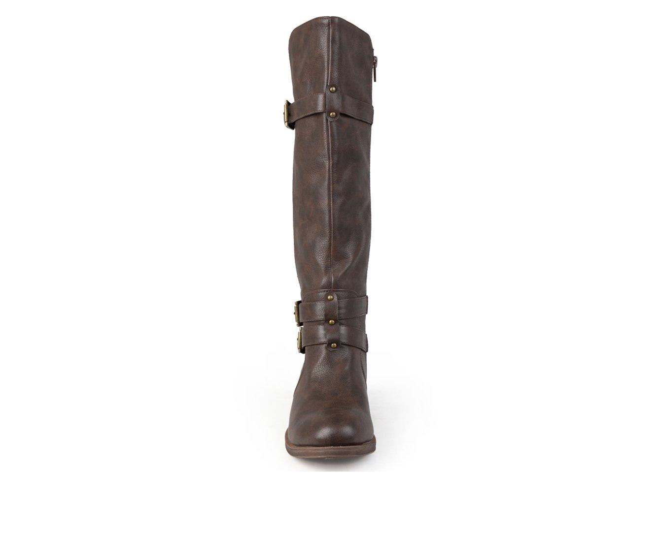 Women's Journee Collection Bite Wide Calf Knee High Boots