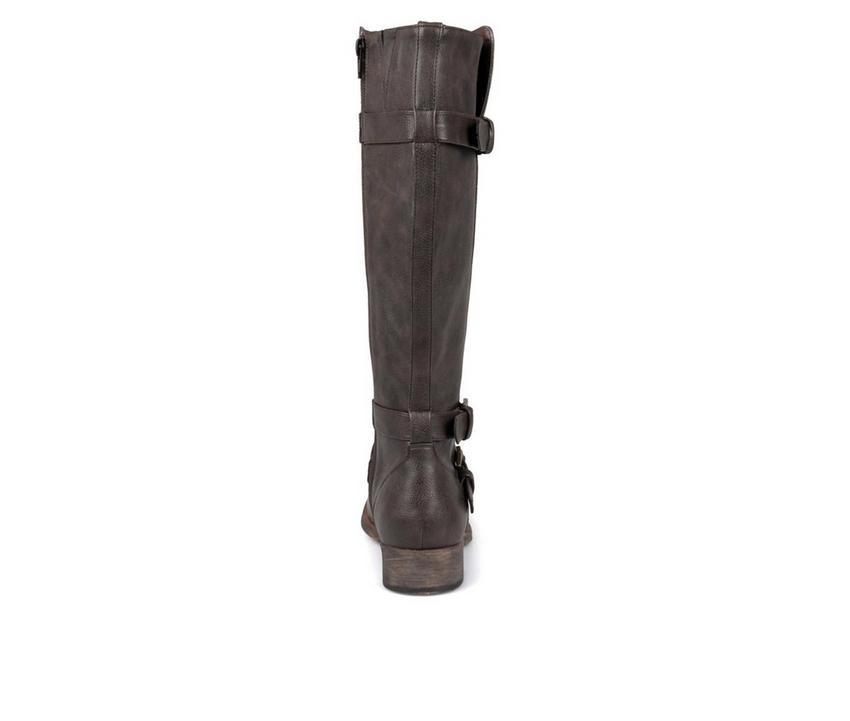 Women's Journee Collection Bite Wide Calf Knee High Boots