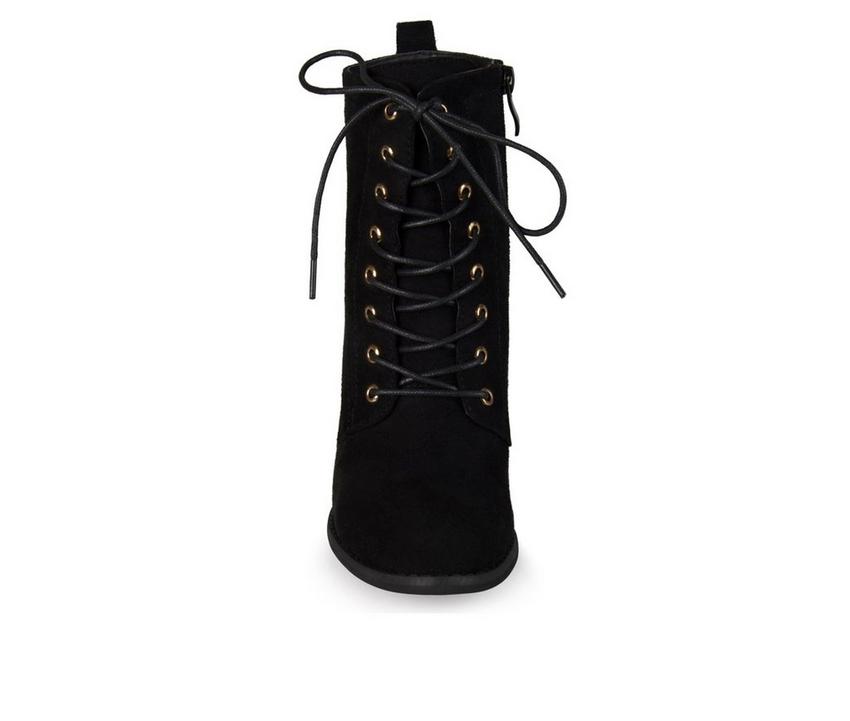 Women's Journee Collection Baylor Lace-Up Booties