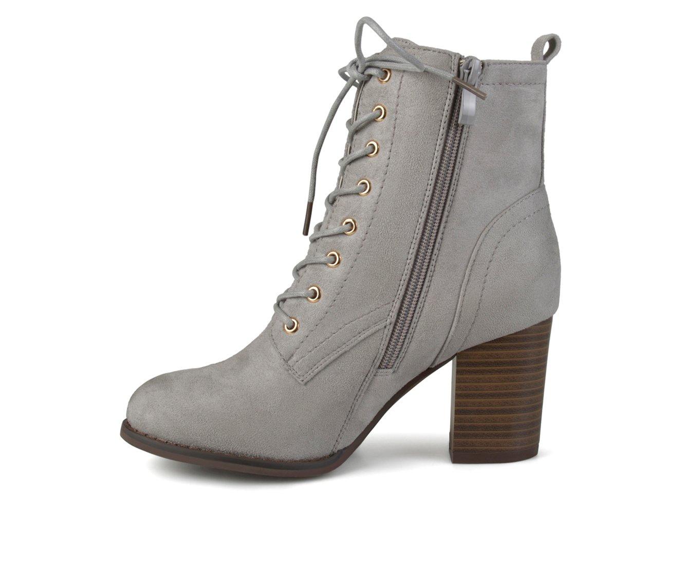 Women's Journee Collection Baylor Lace-Up Booties