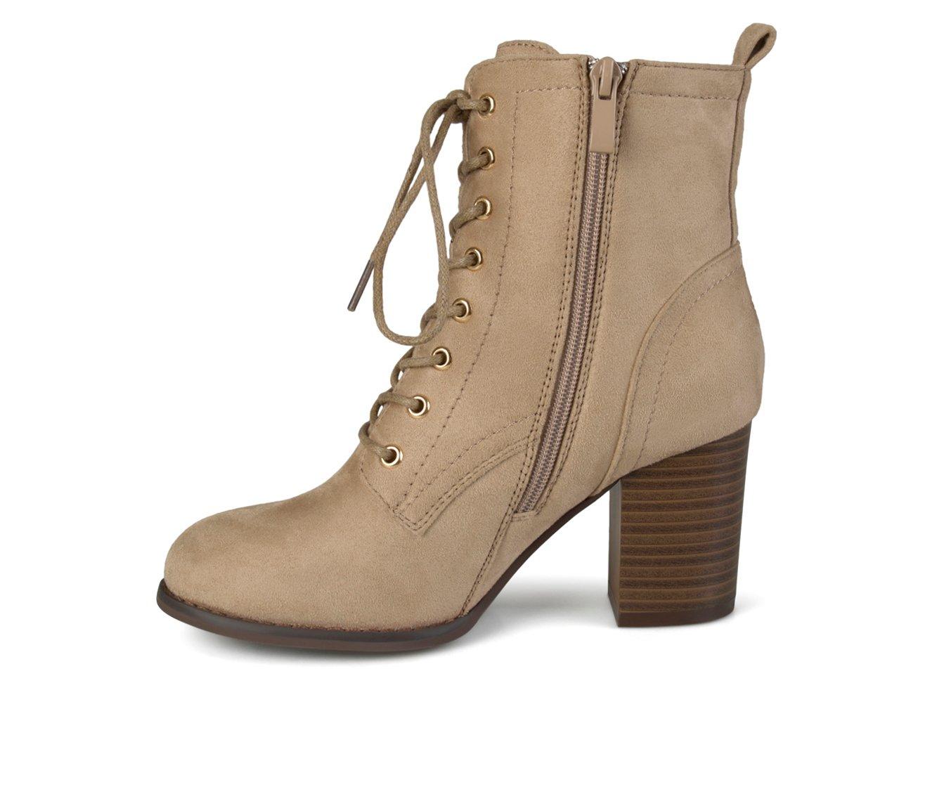 Women's Journee Collection Baylor Lace-Up Booties