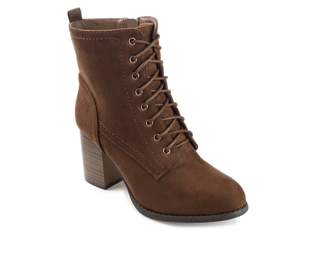 Women's Journee Collection Baylor Lace-Up Booties