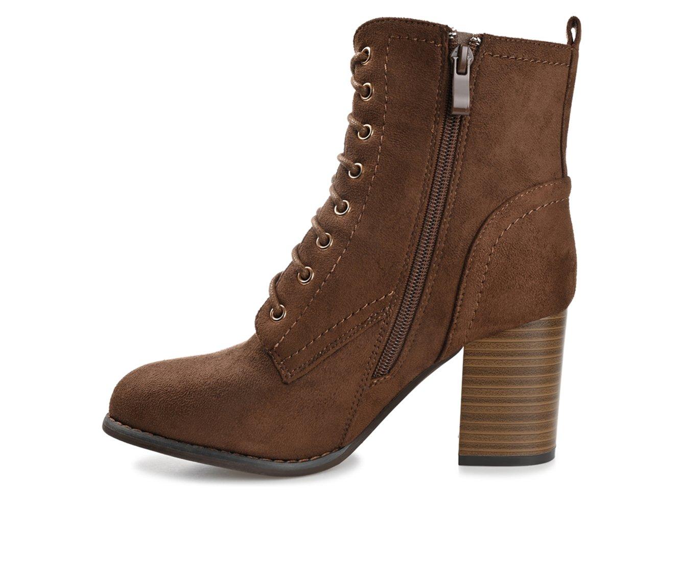 Women's Journee Collection Baylor Lace-Up Booties