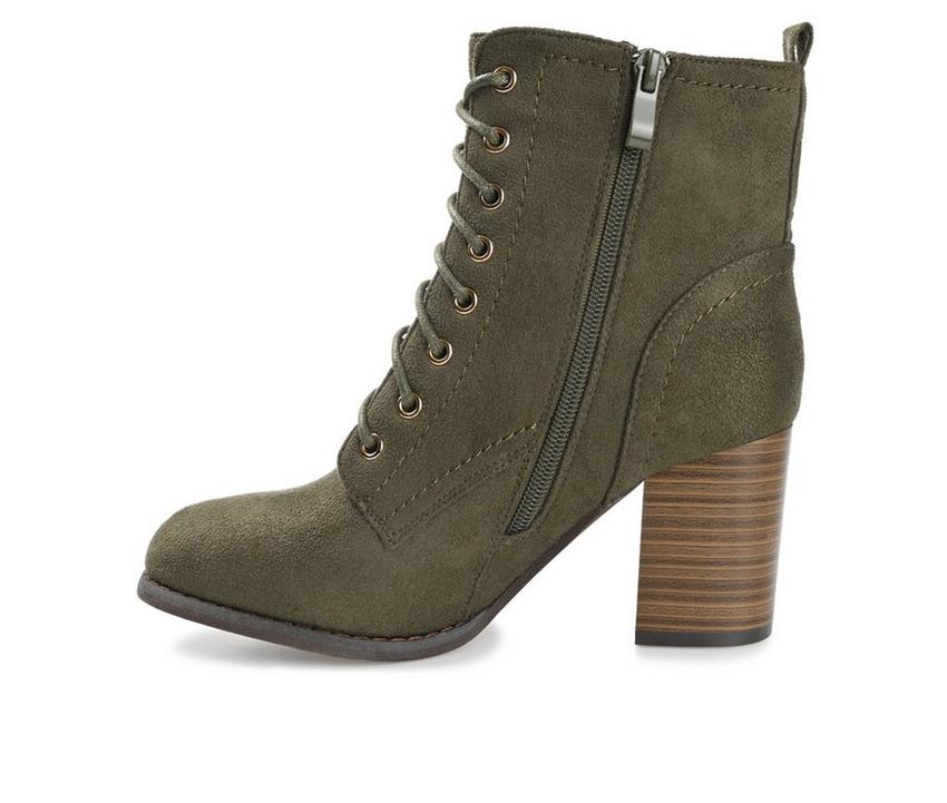 Women's Journee Collection Baylor Lace-Up Booties