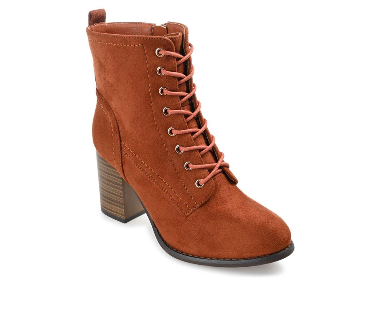 Women's Journee Collection Baylor Lace-Up Booties