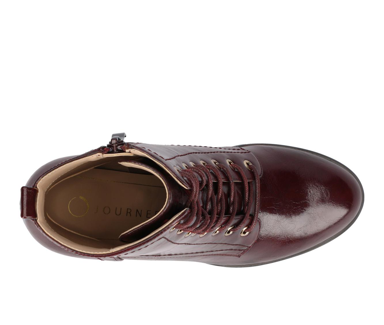 Women's Journee Collection Baylor Lace-Up Booties