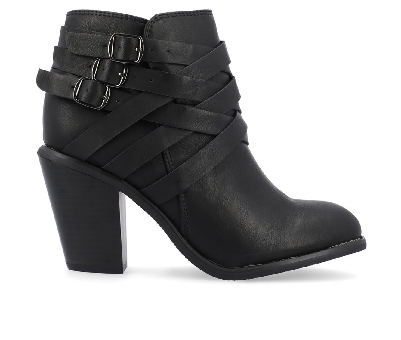 Women's Journee Collection Strap Booties