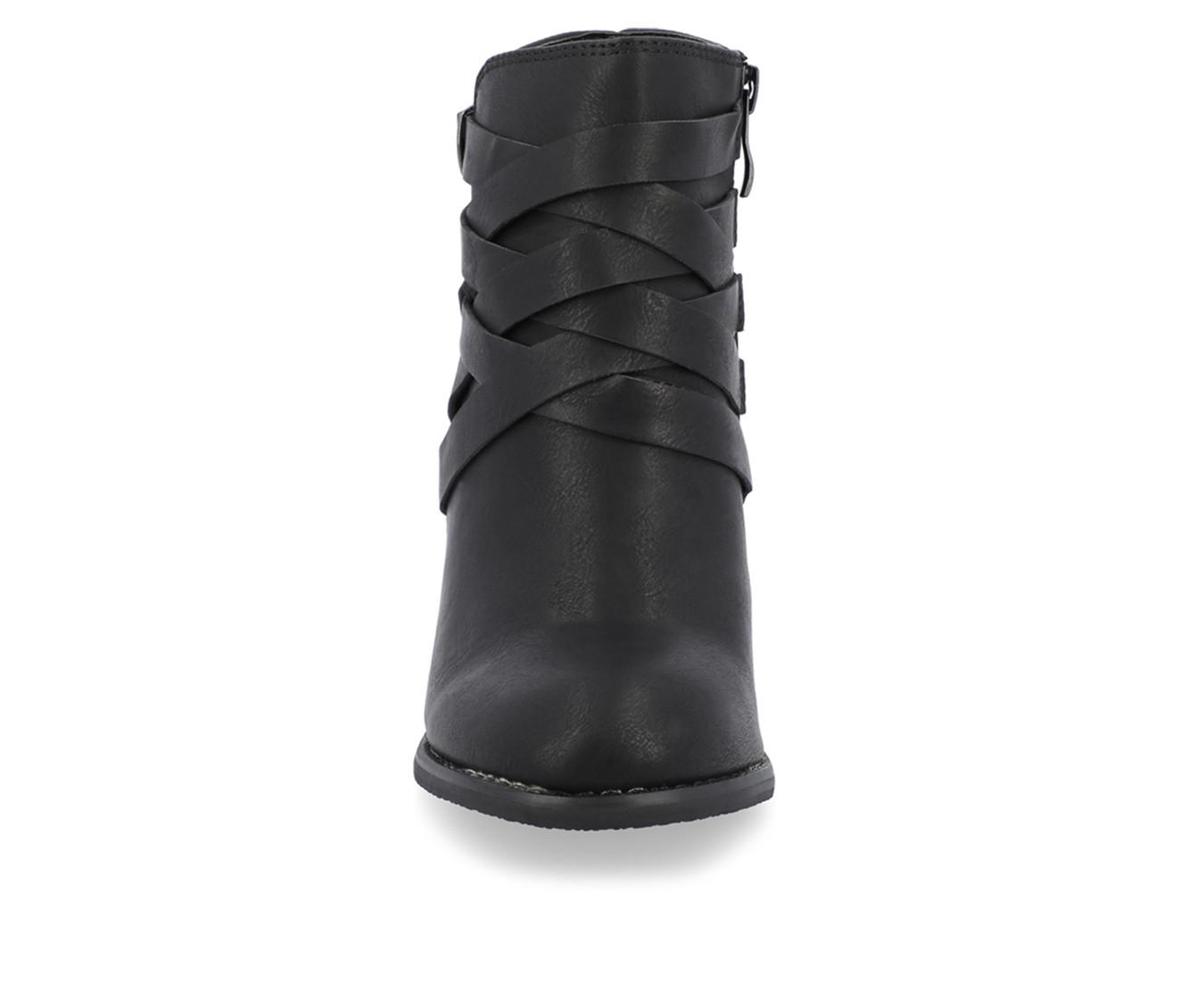 Women's Journee Collection Strap Booties