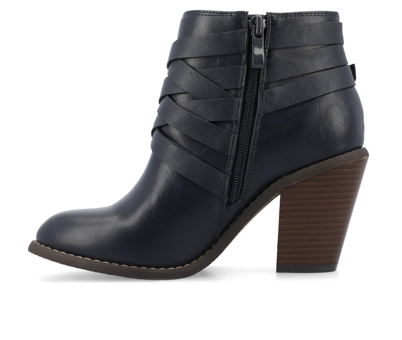 Women's Journee Collection Strap Booties