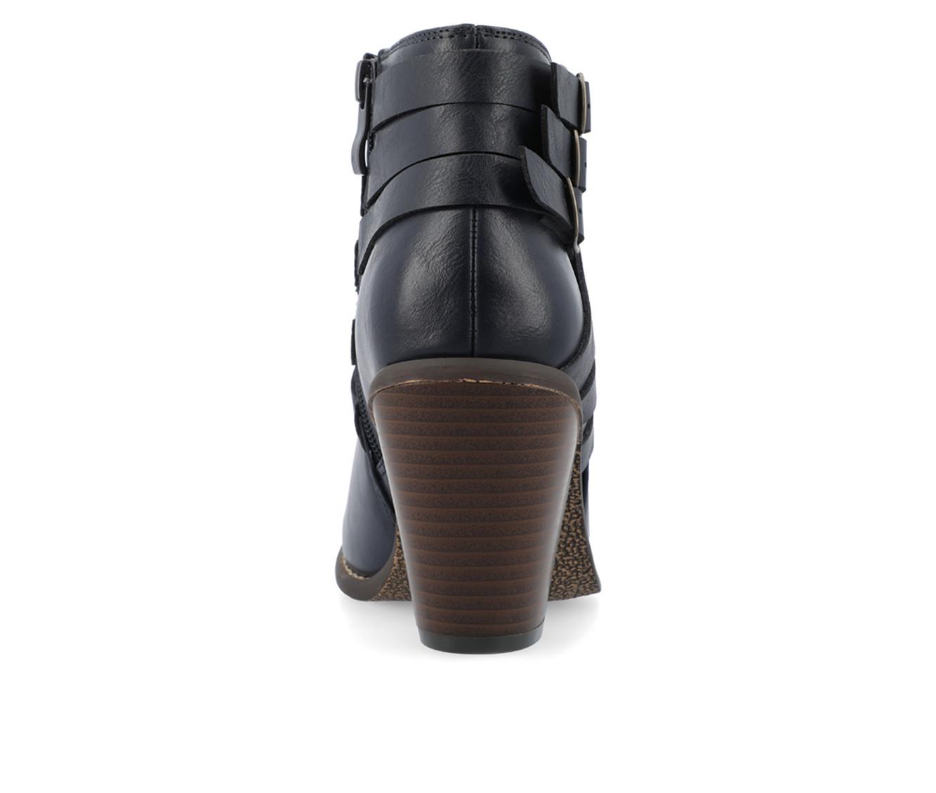 Women's Journee Collection Strap Booties
