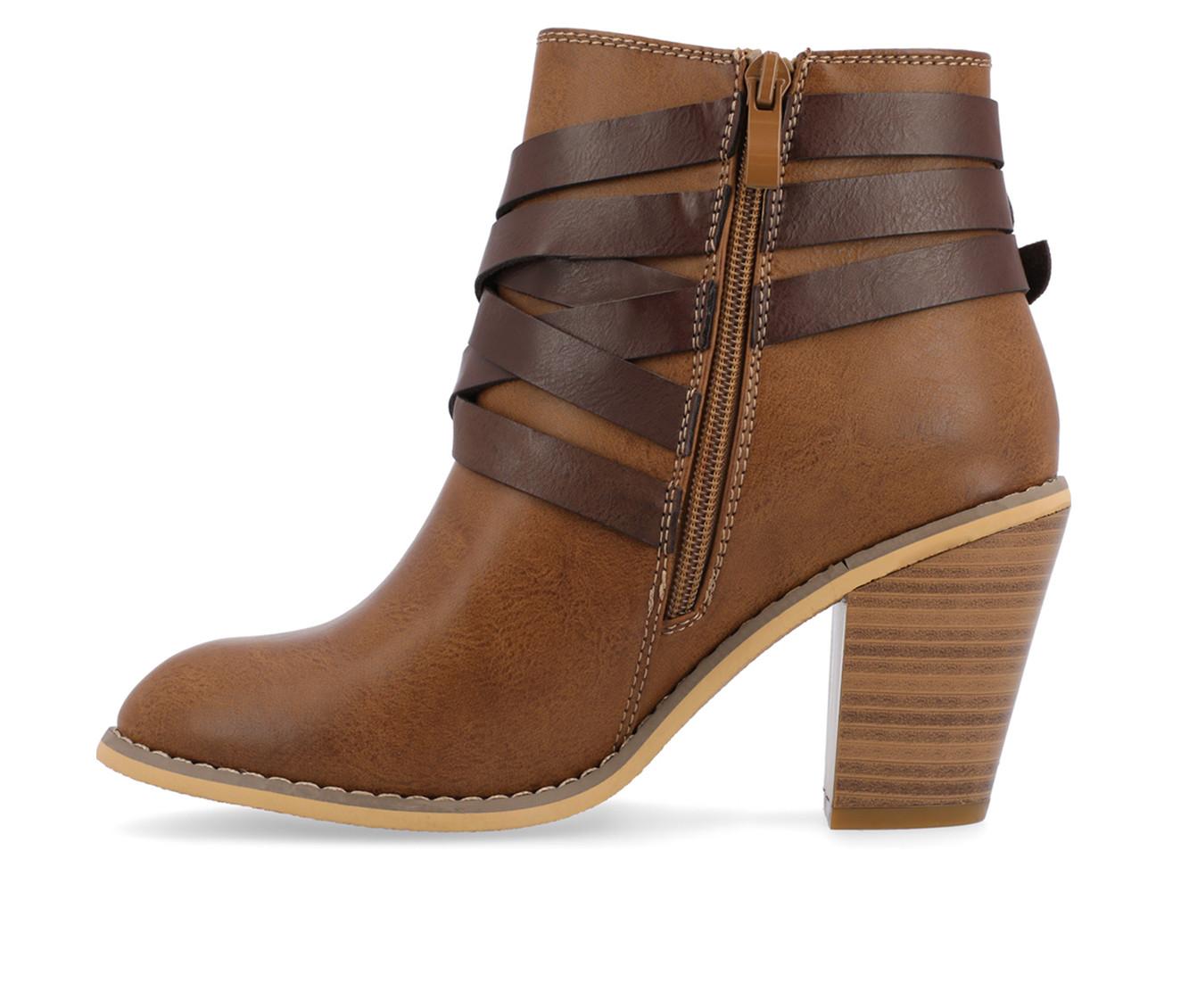 Women's Journee Collection Strap Booties