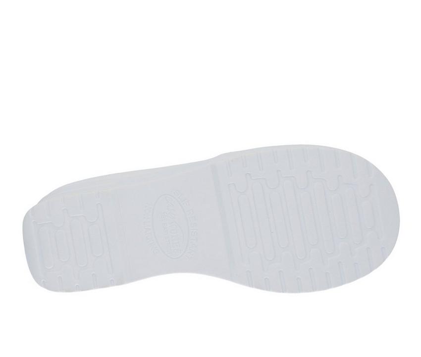 Women's Easy Works by Easy Street Lezza White Slip-Resistant Clogs