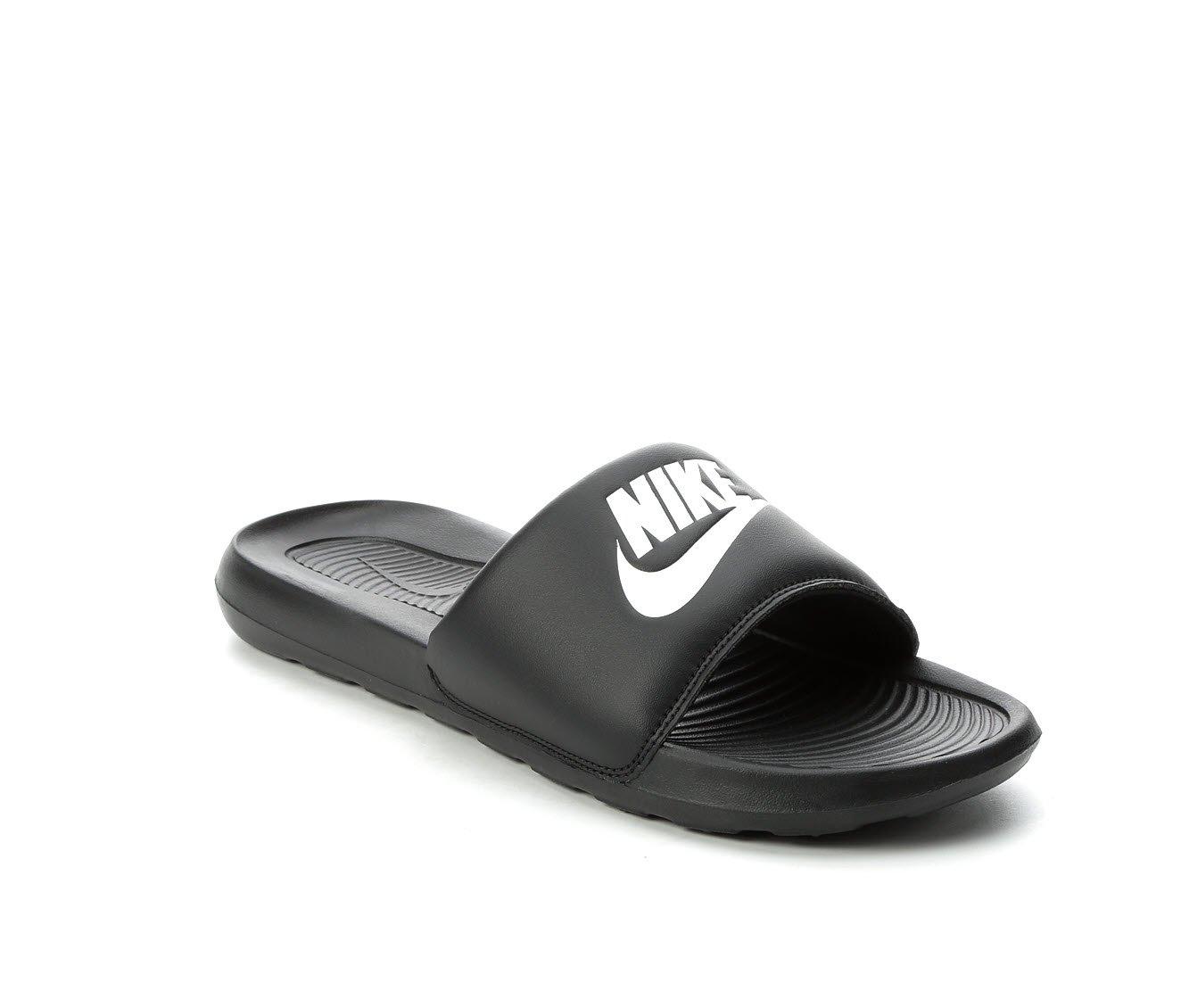 Nike Men's Victori One Slides, Size 9, Red/Black