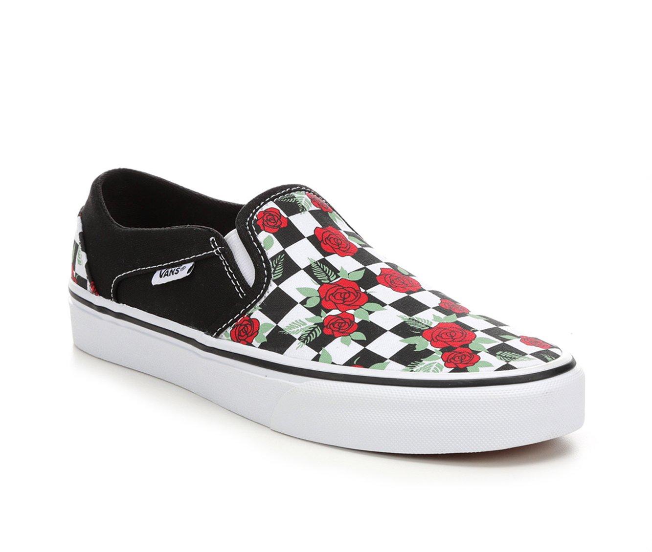 Womens checkered store vans sale