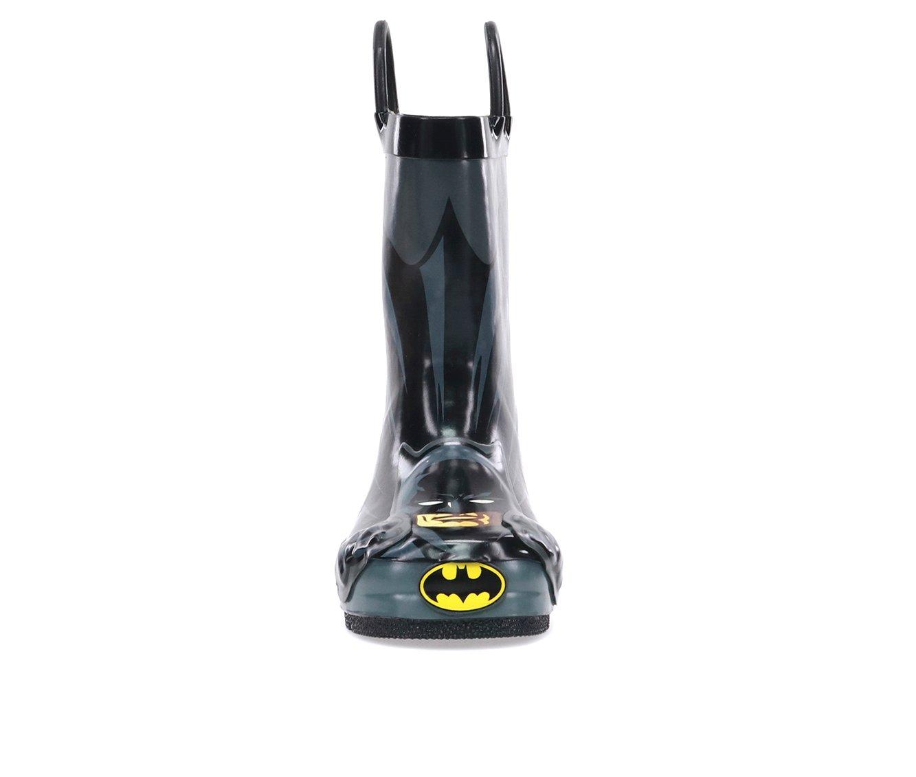 Western Chief Batman Everlasting Rain Boot Toddler Size 6 Black