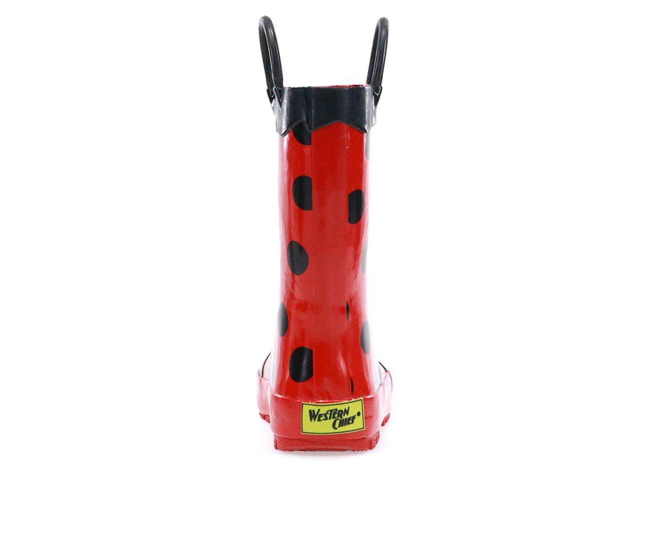 Girls' Western Chief Little Kid & Big Ladybug Rain Boots