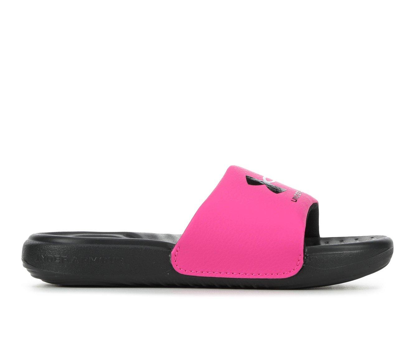 Under armour best sale slides for girls