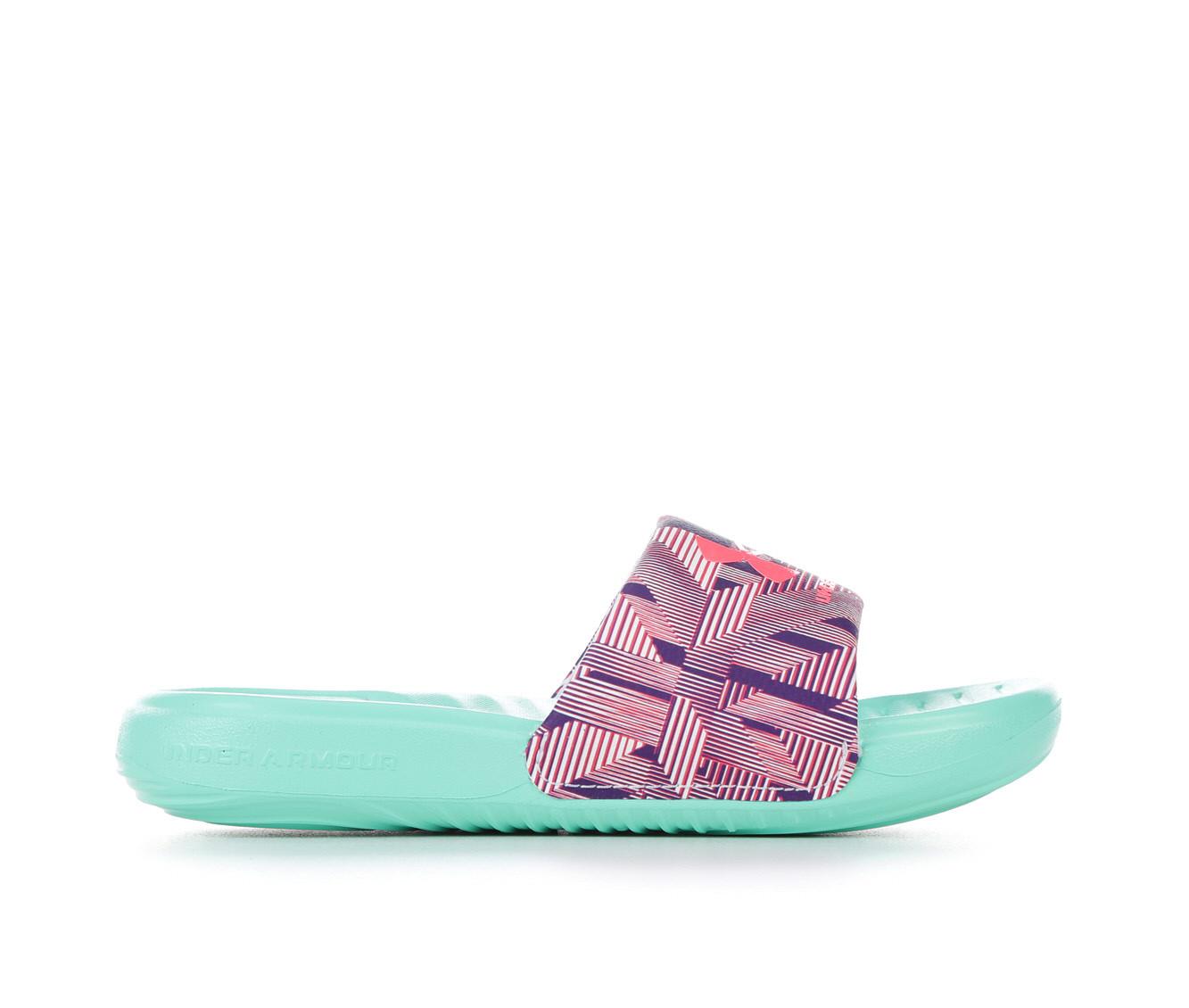 Girls' Under Armour Little Kid & Big Kid Ansa Print Sport Slides