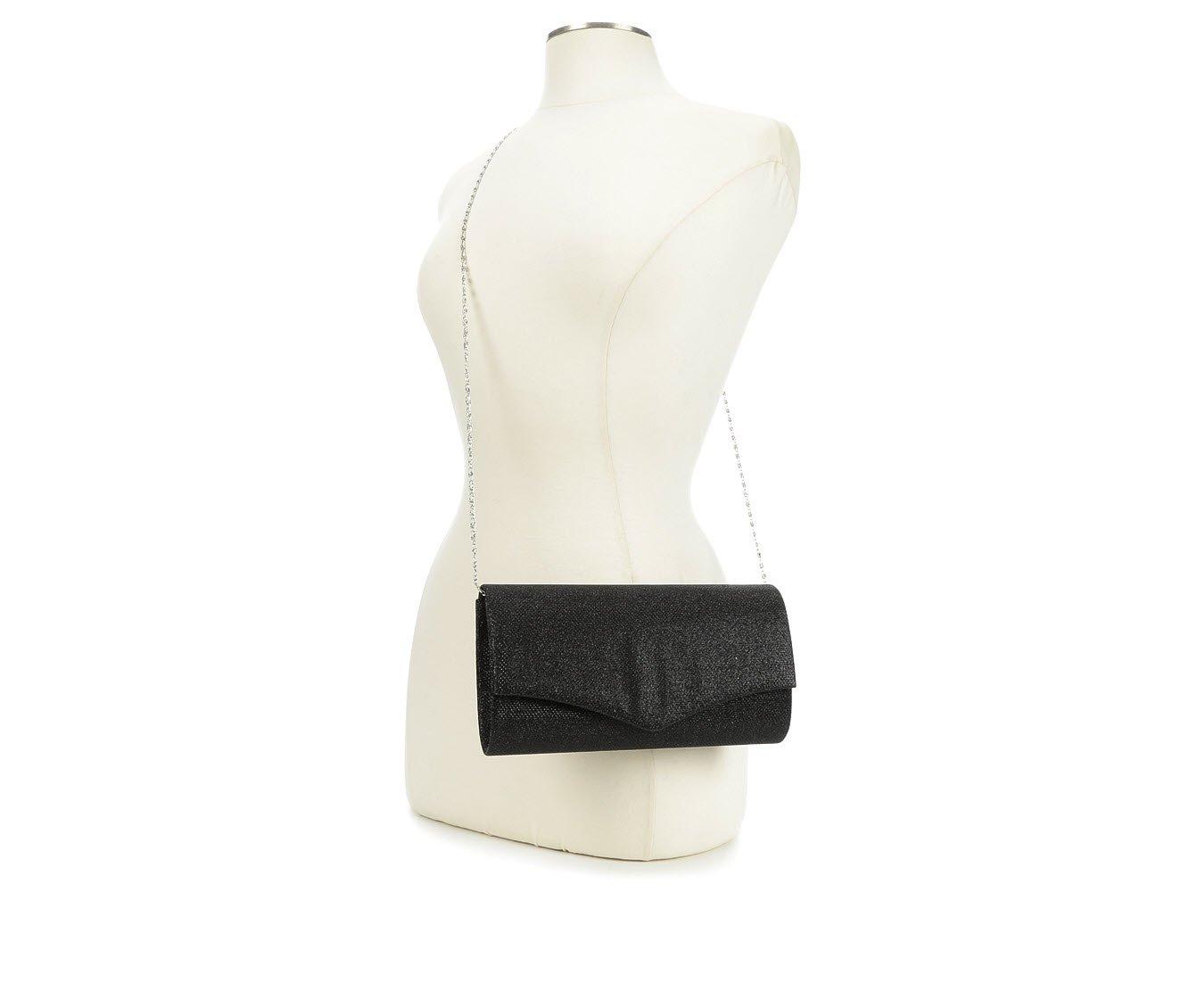 Four Seasons Handbags Glitter Envelope Clutch