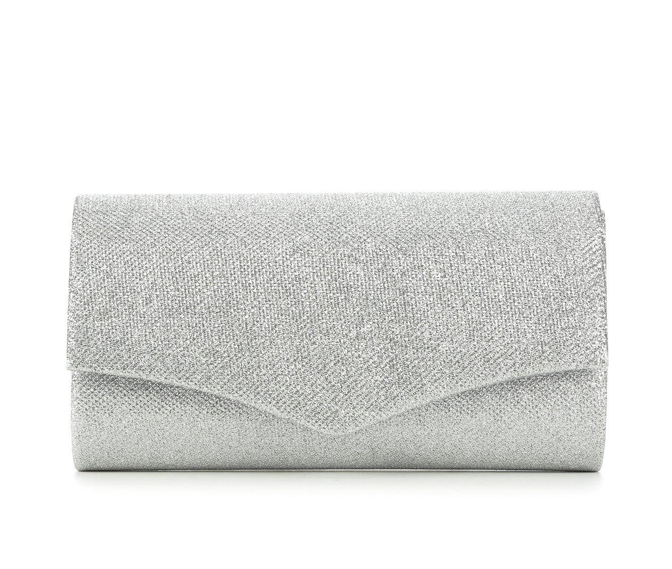 Four Seasons Handbags Glitter Envelope Clutch | Shoe Carnival