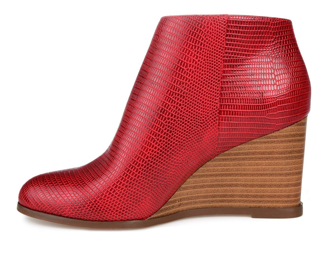 Women's Journee Collection Glam Wedge Booties
