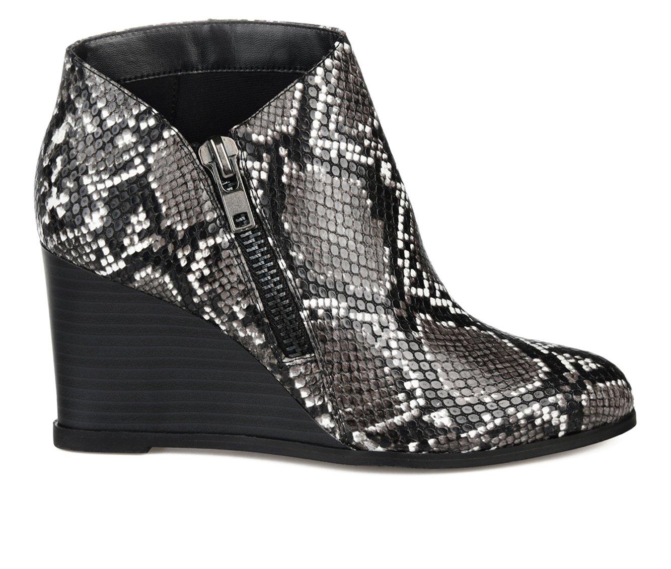 Women's Journee Collection Glam Wedge Booties