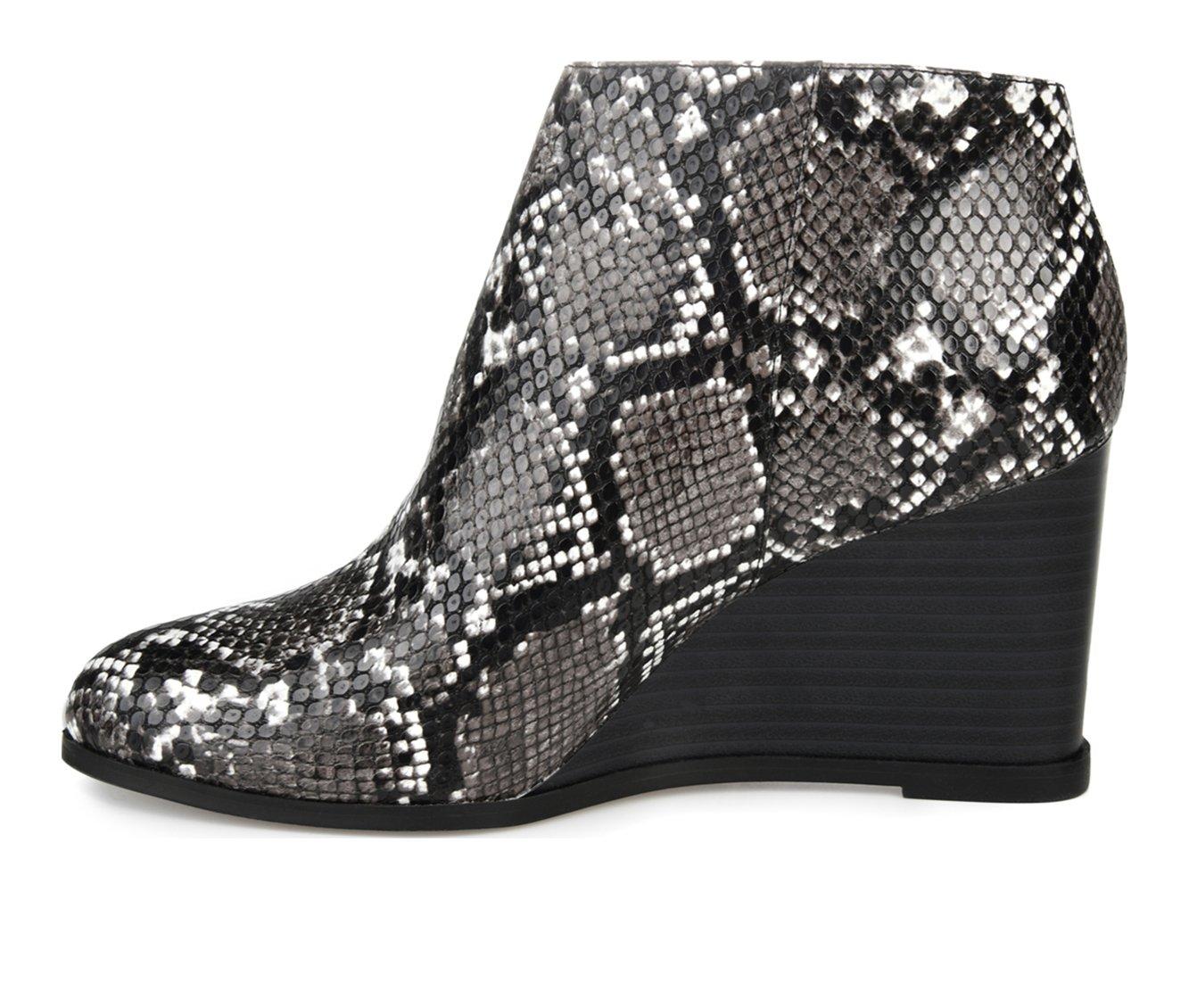 Women's Journee Collection Glam Wedge Booties