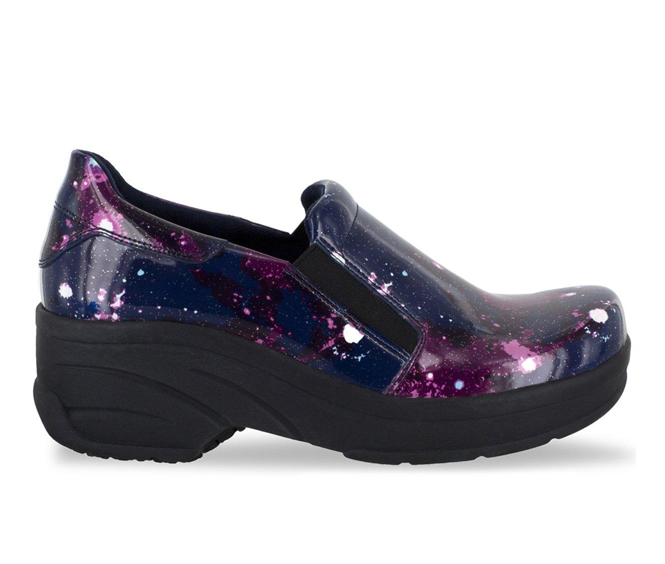 Women's Easy Works by Easy Street Appreciate Purple Celestial Slip-Resistant Clogs