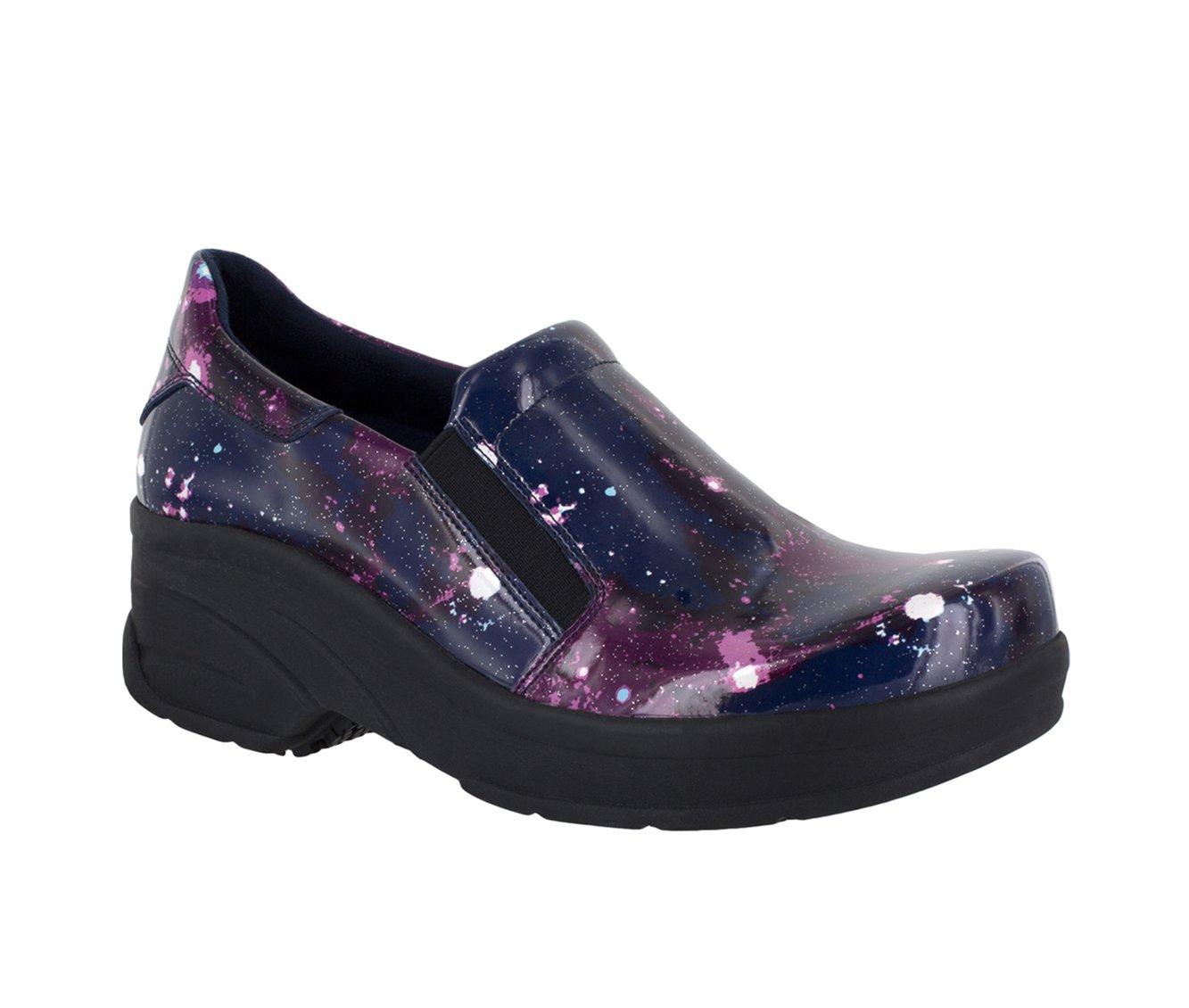 Women's Easy Works by Easy Street Appreciate Purple Celestial Slip-Resistant Clogs