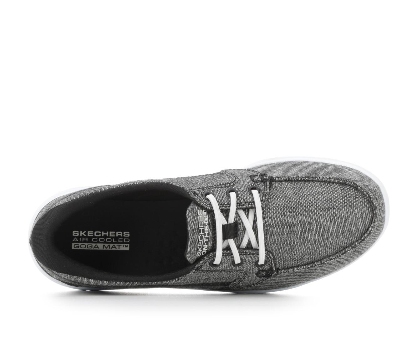 Skechers on the clearance go boat shoes black