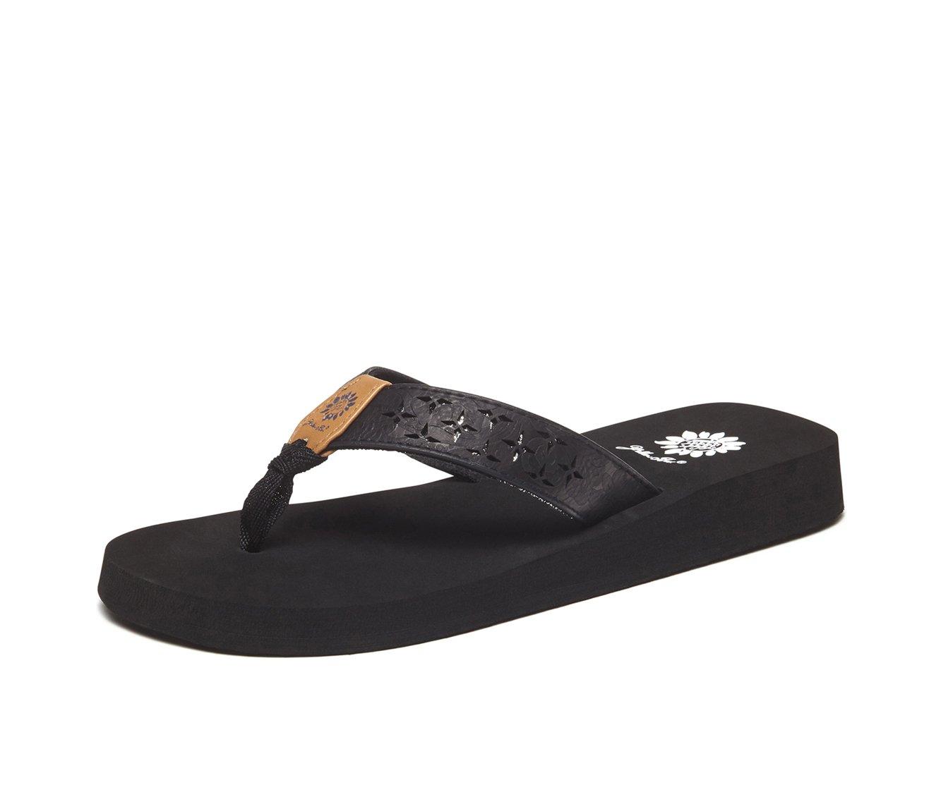 Women's Yellow Box Benji Flip-Flops