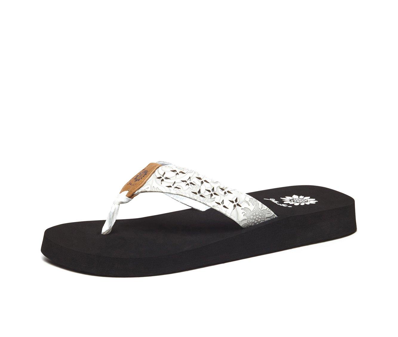 Women's Yellow Box Benji Flip-Flops