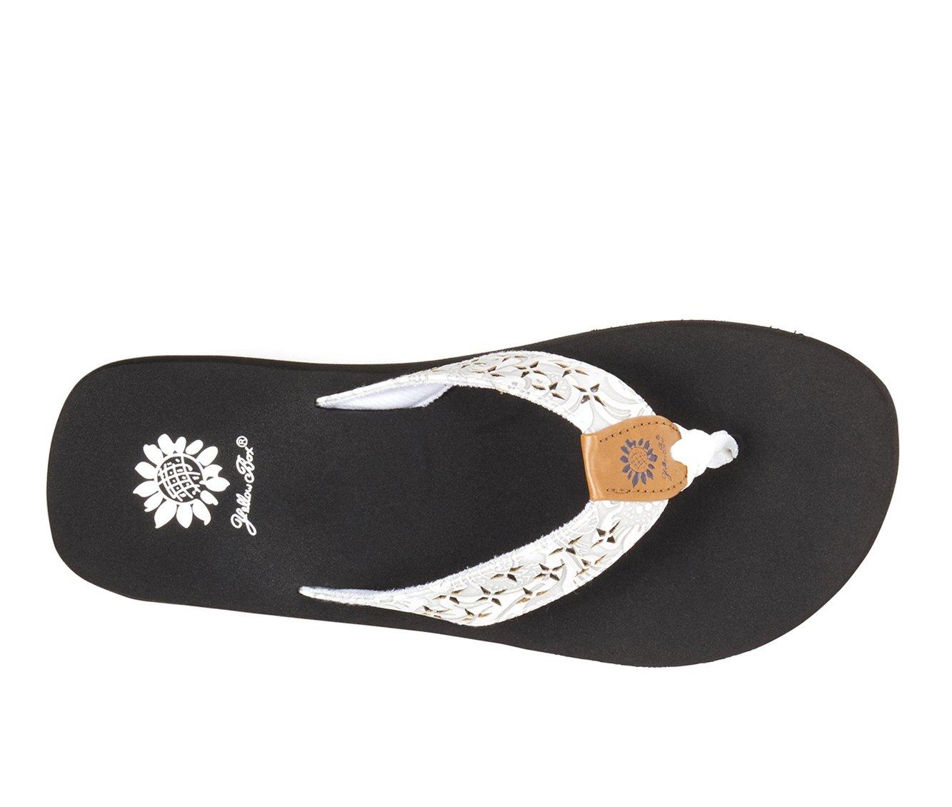 Women's Yellow Box Grant Flip-Flops