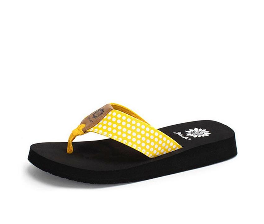 Women's Yellow Box Fromy Flip-Flops