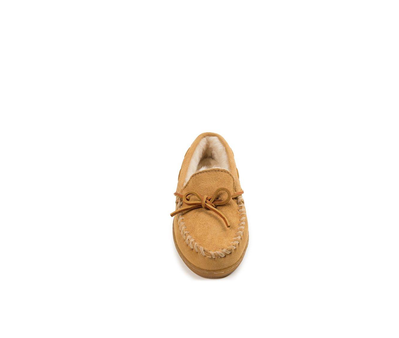 Minnetonka Women's Pile Lined Hardsole Moccasins