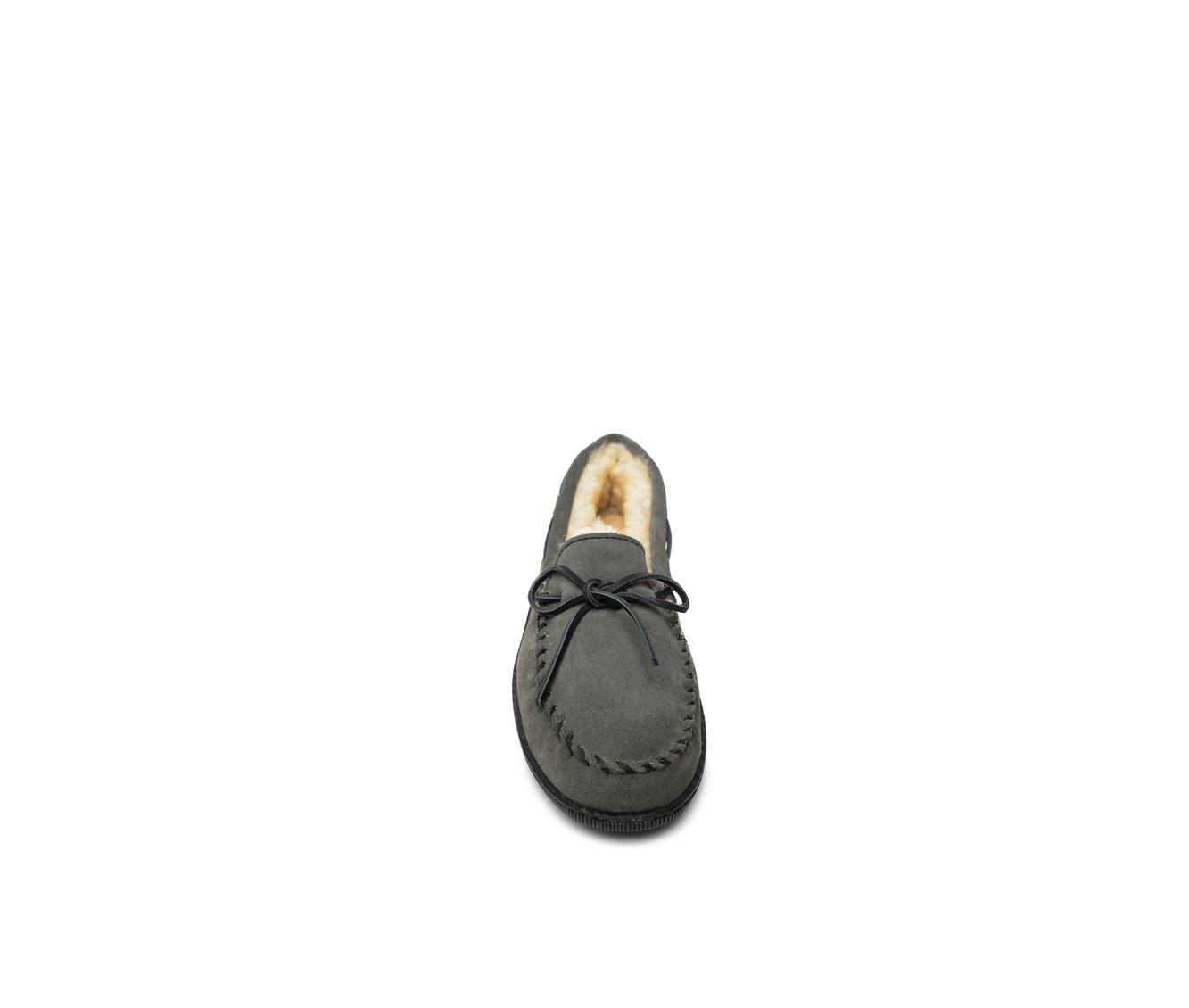 Minnetonka men's sheepskin discount hardsole moccasin slippers