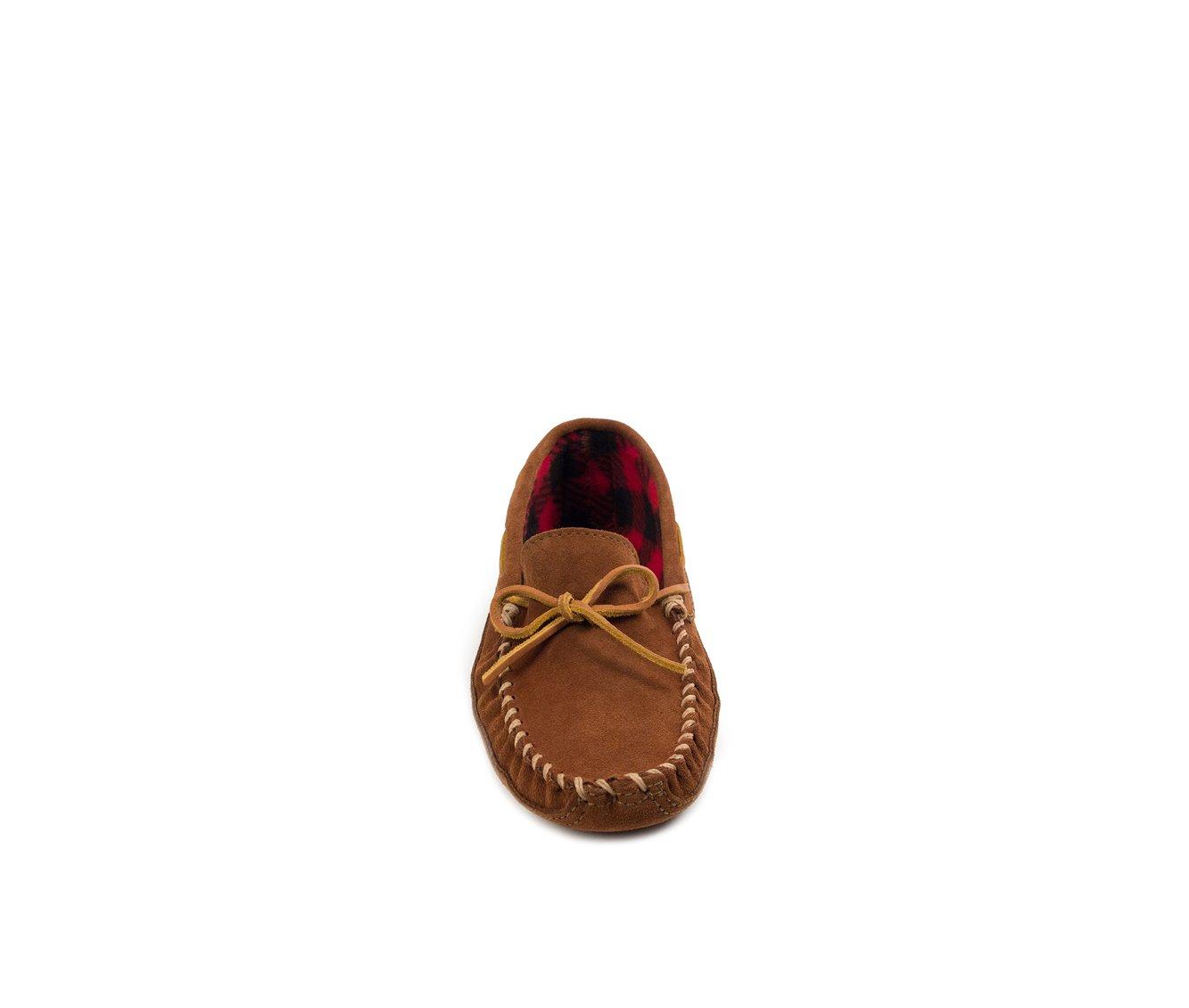 Minnetonka Men's Double Bottom Fleece Moccasins