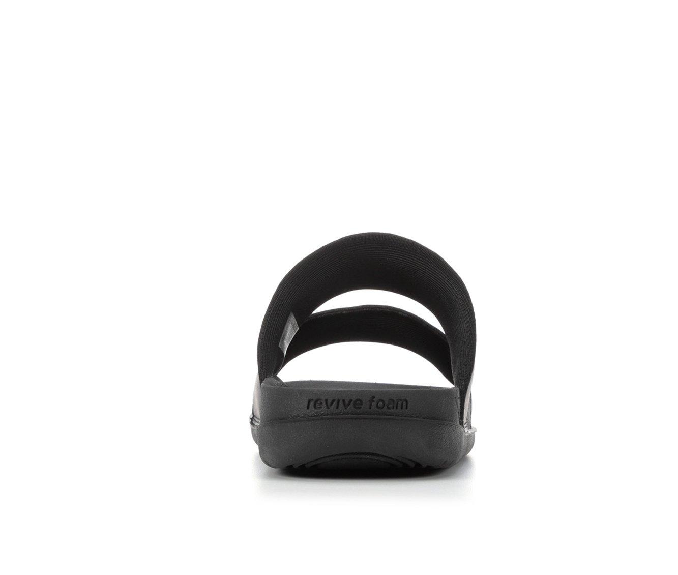 Women's nike double strap slides hot sale